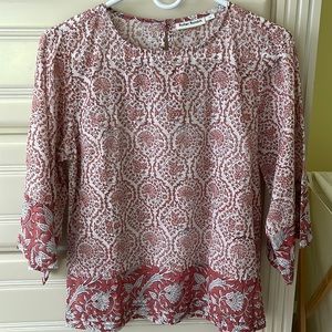 Roller Rabbit Women’s 3/4 Sleeve Cotton Shirt